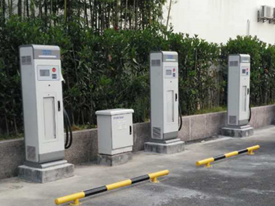 Estação de carregamento de veículos elétricos para empresas